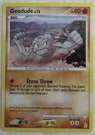 Unbroken bonds set is the tenth set from the pokémon sun & moon games and continues the minor focus of kanto pokémon and the tag team gx cards. 2007 Geodude Lv 12 Pokemon 1 11 Card Inv6980 Ebay