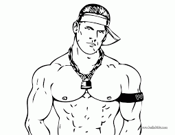 WRESTLING coloring pages - John Cena Printable for Free Download