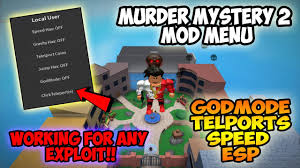 7 murder mystery 2 secrets murder mystery 2 hacks playithub. Roblox Murder Mystery 2 Script Hack Esp Teleport Speed God Mode Works For Any Executor Youtube