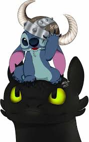 Toothless And Stitch Dessin Stitch Dessins Mignons Dessin Kawaii Animaux
