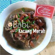 Resep Daging Babi Sup Kacang Merah Oleh Nancy Firstiant S Kitchen Recipe Sup Kacang Kacang Merah Resep Daging Babi