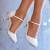 Wedge Comfortable Wedding Shoes For Bride