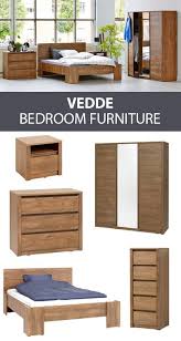 Dark Oak Matching Bedroom Furniture With The Vedde Range From Wardrobes To Drawers To Bed Frames Bedroom Furniture Oak Bedroom Furniture Sets Trendy Bedroom