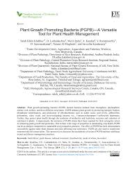 Major benefits associated with the use of pesticides are their effectiveness, the speed and ease of controlling pests, and their reasonable cost compared with. Pdf Plant Growth Promoting Bacteria Pgpb A Versatile Tool For Plant Health Management