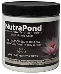 These plant food tablets were formulated to feed all lotus/water lilies. Nutrapond Aquatic Plant Fertilizer With Humic Acids Play It Koi