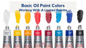 Basic Oil Paint Colors Working With A