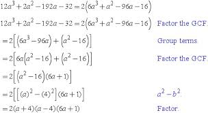 When a polynomial has four or more terms, the easiest way to factor it is to use grouping. 2