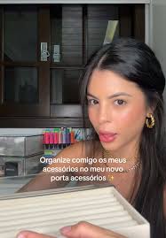 Compraria mil vezes esse organizador, assim não esqueço dos acessórios que  tenho #organizacao #compras #acessorios