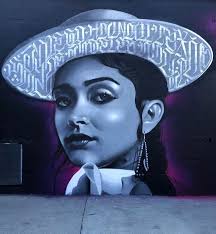 Joy Crookes by @dropdead.grace and @flaks32g in Los Angeles, CA at  @thecontaineryard in 2020. --- #GlobalStreetArt #StreetArt #PaintedCities