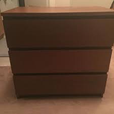 Does anyone have experience doing this? Find More Malm Ikea Brown Dresser 3 Drawers Euc 2 Yrs Old New Price 30 For Sale At Up To 90 Off