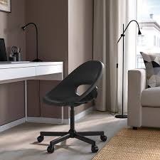 Come in and take a seat! Eldberget Malskar Swivel Chair Black Ikea