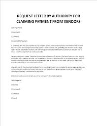If so, the letter should be signed. Request Or Warning Letter For Claiming Payment From Vendors