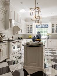 A Palm Beach Regency Style Home The Glam Pad White Kitchen Floor White Kitchen Design Home Kitchens