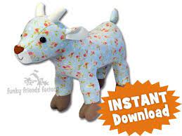 Goat Toy Pattern Soft Toy Patterns Goat Toys Teddy Bear Pattern