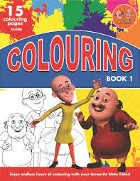 Motu patlu coloring pages hand drawing. Buy Motu Patlu Colouring Book 1 Book Online At Low Prices In India Motu Patlu Colouring Book 1 Reviews Ratings Amazon In