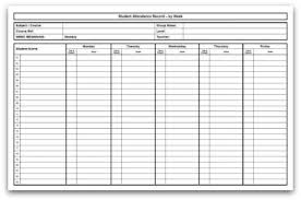 5 Attendance Sheet Templates Pdf Free Sample Templates