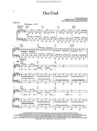 Our God Chris Tomlin Chris Tomlin Sheet Music Notes