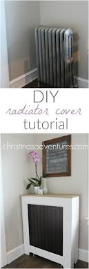 The trim not only serves as a decorative touch to this radiator cover, but it also gives you something to adhere the radiator tin to, which we will get to later on. Diy Radiator Cover Tutorial Christina Maria Blog