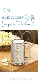 Celebrating an anniversary of any number of years is a fantastic celebration for a couple and a chance for them to cherish all the happy times they've enjoyed together. Ten Year Wedding Anniversary Gift Ideas For Your Husband