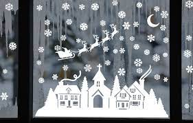 Yusongirl diy christmas windows stickers santa claus wreath snowflakes xmas tree window clings glass door decals pvc static sticker for showcase winter party decorations (4 sheets). Diy Window Clings How To Make Your Own Custom Stickers