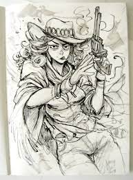 I think you will find that drawing in this style is. Cowgirl 01 Character Art Cowgirl Art Cowgirl Drawing