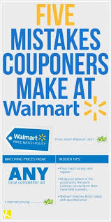 5 Mistakes Couponers Make At Walmart Couponing For Beginners How To Start Couponing Money Saver