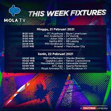 Mola games (live streaming of over 70 games a week, such as premier league, bundesliga, eredivisie, euro, nfl. Mola Tv Hanyadadimolatv Twitter
