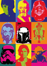 Mosaic Star Wars Pop Art Star Wars Poster Star Wars Art