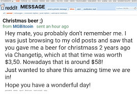 Most people that choose to buy bitcoins do so for the investment value. Gave Away So Many Bitcoin Tips Back Then Great To Know Some People Remembered And Appreciated It A Beer Tip Of 3 50 Is Now Worth About 58 Today Bitcoin