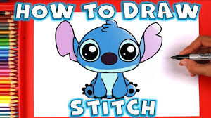 Grab your pen and paper and follow along as i guide you through these step by step drawing instructions. How To Draw Stitch From Lilo And Stitch Youtube