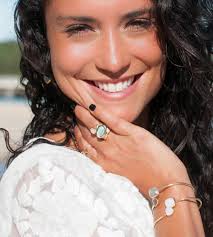 Bruna Ring * Labradorite & Moonstone * Gold Plated 18k * BJR073