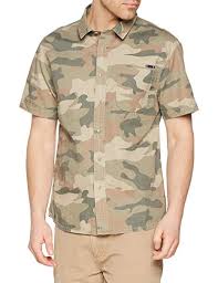 Brandit Mens Josh Vintage Camo Casual Shirt Amazon Co Uk