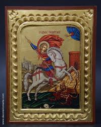 Se trata de un establecimiento con un encanto especial gracias a sus instalaciones y un entorno natural con una flora frondosa. Byzantine Icon San Jorge 34 5x26cm Religious Art