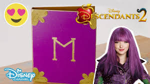 Descendants 2 Craft Tutorial Mal S Spell Book Official Disney Channel Uk Youtube