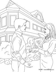 Real Estate Agent Coloring Page Amazing Way For Kids To Discover Job More Original Content On Hello Moon Coloring Pages Coloring Pages Pokemon Coloring Pages
