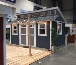 Tuff Shed Display At The Seattle Home Show Tuff Shed Glassdoor Photos Shed Homes Shed Office Shed To Tiny House