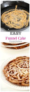 Easy Funnel Cake Createdbydiane Funnel Cake Funnel Cake Recipe Easy Savoury Food