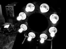 Diy Ring Light Grounding Bulbs In Series Electrical Engineering Stack Exchange