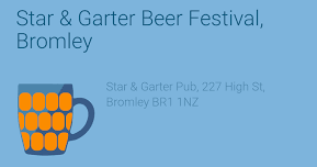 Star & Garter Beer Festival