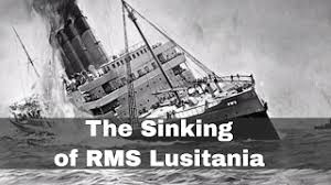 rms lusitania sunk by the german u boat