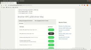 Brother Mfc J200 Driver