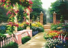 Entdecken sie ein modernes wandbild, das ihrem zuhause akzent verleiht! Ein Geheimnisvoller Garten Lose Puzzlespiele Kostenlos Auf Puzzle Factory