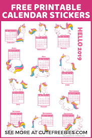 It's clean, pretty and colorful with ample room for your notes and reminders. Free Printable 2021 Calendar Stickers 12 Month Calendar Cute Freebies For You Calendar Stickers Printable Calendar Stickers Free Printable Monthly Planner