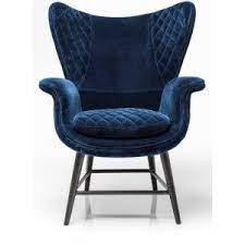 kare design fauteuil tudor blue velvet blauw fauteuil fluweel fauteuil blauw fauteuil