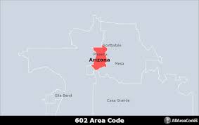 602 Area Code Location Map Time Zone And Phone Lookup