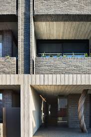 This Low Lying Brick And Concrete Apartment Complex Was Designed By Architecture Firm Woods Bagot To Reflect The Scale A Brick Detail Architecture Brick Facade