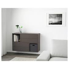 Eket Wall Mounted Cabinet Combination Dark Gray Length 27 Shop Today Ikea In 2021 Eket Wall Mounted Cabinet Flexible Furniture