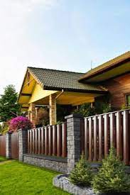 Berkongsi gambar hiasan rumah teres setingkat. Pagar 126 Gambar Jenis Pagar Untuk Rumah Dan Vila Persendirian Reka Bentuk Rumah Musim Panas Yang Indah