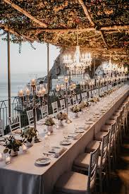 Stunning Amalfi Coast Wedding Sunset Reception Amalfi Coast Wedding Wedding Lights Coast Wedding