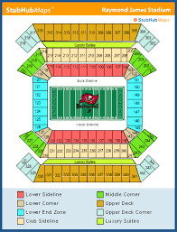 Raymond James Stadium Seating Chart Club Level Www